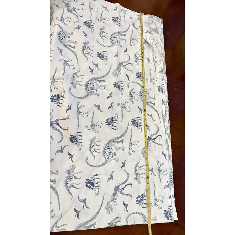 Pottery Barn Kids Full Flat Sheet Dinosaur Bones